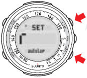 2.5. Pomiar prędkości i odległości Ten tryb jest dostępny po podłączeniu opcjonalnego urządzenia POD do Suunto t3.