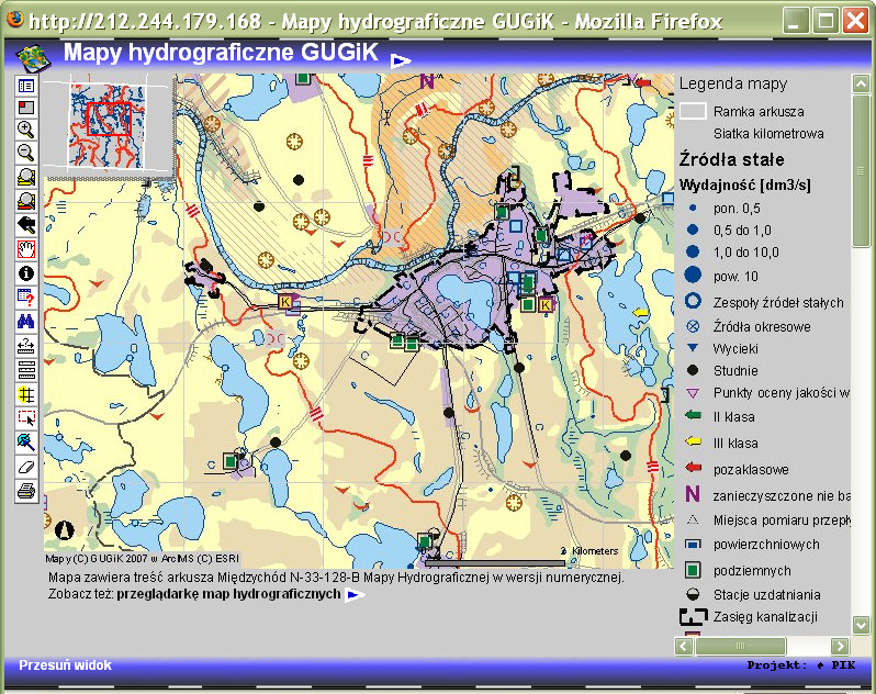 Robert Olszewski, Arkadiusz Kołodziej, Tomasz Berus Związane z bazami danych tematycznych SOZO i HYDRO serwisy geoinformacyjne (http://serwisy.codgik.gov.pl/temap/sozo.html i http://serwisy.codgik.gov.pl/temap/hydro.