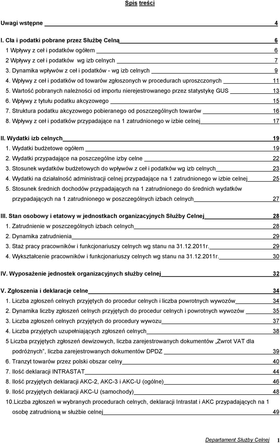 pobranych należności od importu nierejestrowanego przez statystykę GUS 13 6. Wpływy z tytułu podatku akcyzowego 15 7. Struktura podatku akcyzowego pobieranego od poszczególnych towarów 16 8.