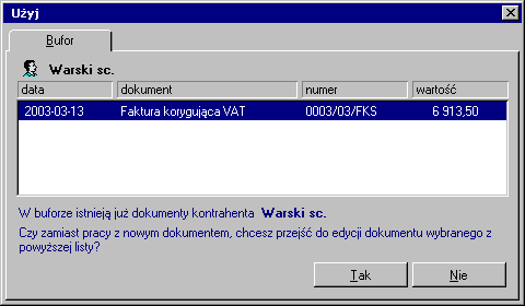 Sprzedaż 115 nego do typu dokumentu. Użytkownik posiadający odpowiednie uprawnienia, może ten numer zmienić ręcznie zgodnie z potrzebami.