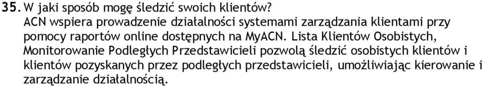 online dostępnych na MyACN.