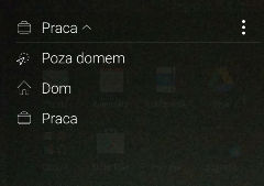 38 Pierwszy tydzień korzystania z nowego telefonu Ustawianie lokalizacji domu i pracy W widżecie HTC Sense Home ustaw lokalizację domu i pracy na podstawie adresu, sieci Wi-Fi lub obu tych pozycji.