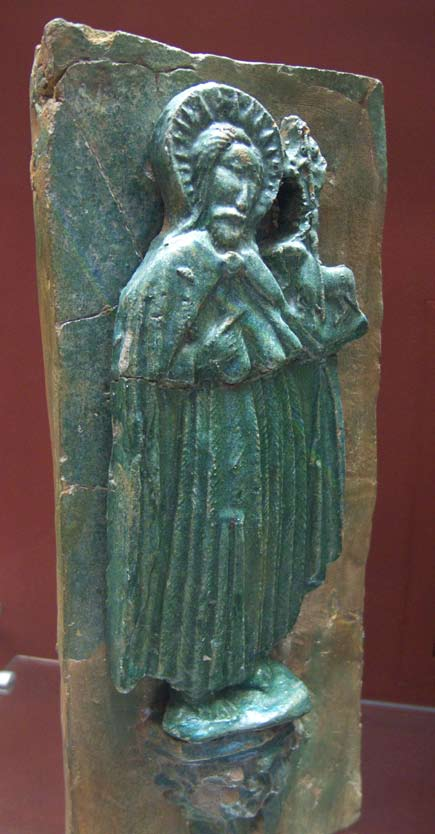Kościół i kultura europejska rozkwitu Średniowiecza Kafle piecowe z figurami świętych: św.