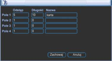 STRUKTURA MENU I OPIS DOSTĘPNYCH FUNKCJI Rys. 5-31c. Menu Tekst nakładki dla sieciowego źródła danych.