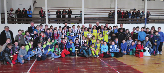 8 Halový futbalový turnaj pod záštitou Dušana Galisa V mestskej športovej hale sa 9. februára uskutočnil 1.