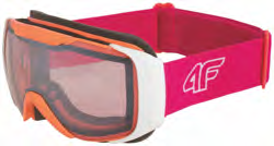 139,90 PLN fuksja jr 2051 fuchsia jr 2051 morski 1496 turquoise sea 1496 C4Z15-JGGD201 JUNIOR SKI GOGGLES ONE SIZE - materiał oprawy: 100% poliuretan - frame material: 100% polyurethane - materiał