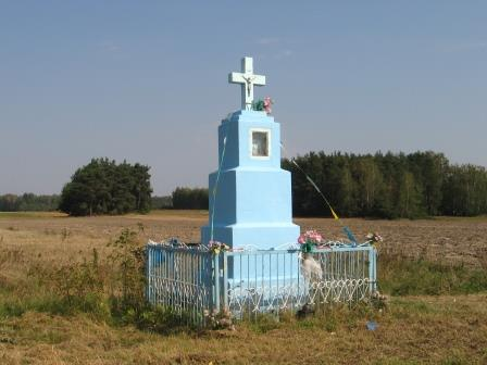 8. Fotografia z opisem wskazującym orientację albo mapa z zaznaczonym stanowiskiem archeologicznym 4. Adres 3. Miejscowość Po prawej stronie drogi Mokrosęk- Czyżówka.