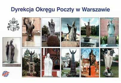 Ia-11a, b, c 2003 Ia-12 2003 koperta D.O.P w Warszawie, nakład 1000+200 szt./2003(56) POCZTA POLSKA Pomnik Jana Pawła II. w Baboszewie. Maksim. widokówka Dyrekcja Okręgu Poczty w Warszawie.