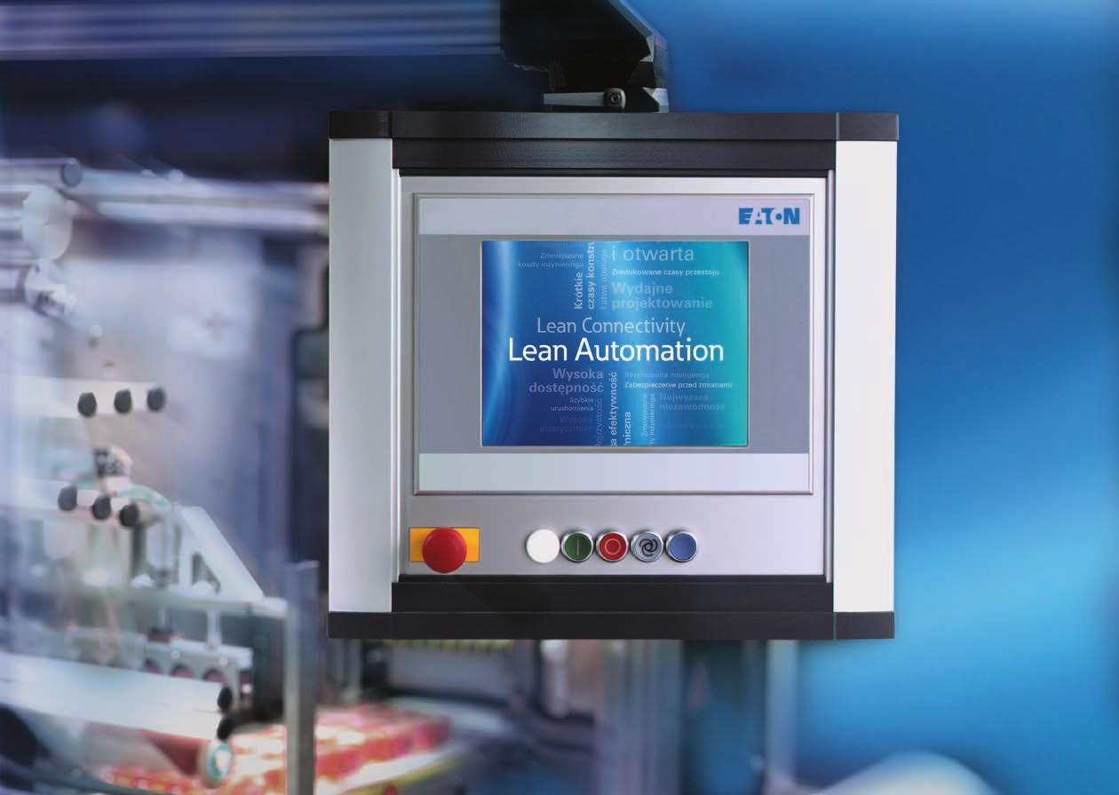 Titel Untertitel Eaton pionier podejścia Lean Automation Obszar zasilania w energiê elektryczn¹ w sektorze budowy maszyn posiada olbrzymi potencja³ do optymalizacji, a tym samym oszczêdności, które