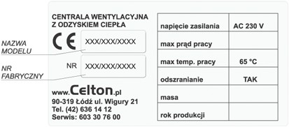 8. Zanim skorzystasz z serwisu Lp. Objawy Przyczyna Postępowanie 1 Po włączeniu zasilania urządzenie nie pracuje. 2 Świeci czerwona dioda na sterowniku. Zmniejszona skuteczność wentylacji.