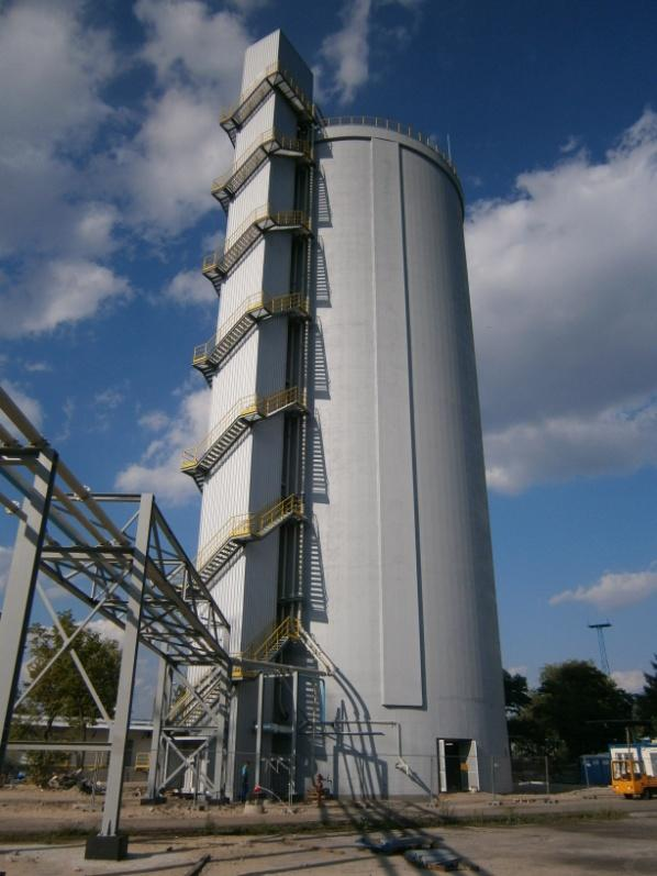 Silos na popiół lotny V=10 000 m 3 Budowa