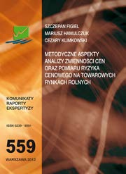 Komunikaty Raporty Ekspertyzy Koniunktura a procesy rynkowe w sektorze rolno- -żywnościowym. Zarys problemu, nr 560 Autor: Justyna Kufel N: 0239-859 Rok wyd. 2, 6 s.