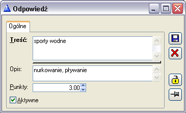 1.17.3.4 Grupy pytań Słownik grup pytań ma na celu łatwiejsze zarządzanie istniejącymi w systemie pytaniami.