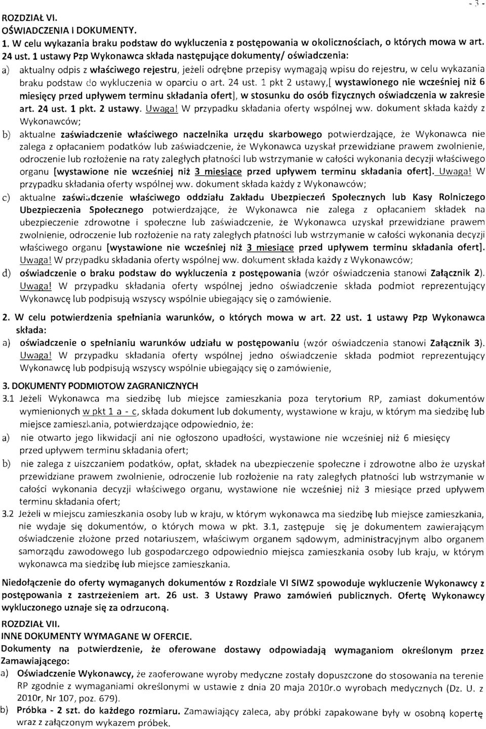 wykluczenia w oparciu o art. 24 ust. 1 pkt 2 ustawy,[ wystawionego nie wczeiniej nii 6 miesiqcy przed uptywem terminu sktadania ofert], w stosunku do osob fizycznych oiwiadczenia w zakresie art.