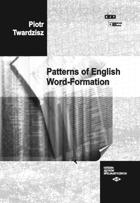 Jerzy Lukszyn Wanda Zmarzer TEORETYCZNE PODSTAWY TERMINOLOGII KJS 2006 Wydanie drugie Stron: 190, twarda oprawa Format: 17,5 23,8 cm ISBN 83-915659-8-3 Monografia zawiera wynik wieloletnich rozważań