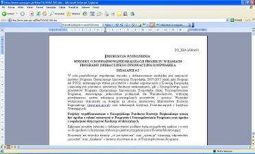 informacja na temat kontroli realizacji projektu, obowiązków sprawozdawczych oraz obowiązków w zakresie promocji projektów współfinansowanych ze środków pomocowych Unii Europejskiej.