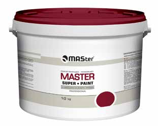 MASter Super Paint Podkład gruntująco- wzmacniający ZALETY PRODUKTU MASter Super Paint jest uniwersalnym, ekologicznym preparatem do gruntowania oraz wzmacniania podłoży przed nanoszeniem ostatecznej