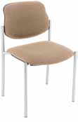 119 90 WYPOSAŻENIE PRACOWNI 159 90 BIOLOGICZNA DOSTĘPNE KOLORY: Krzesła P z obiciem Stelaż krzesła wykonany z rury okrągłej o śr. 25 mm.
