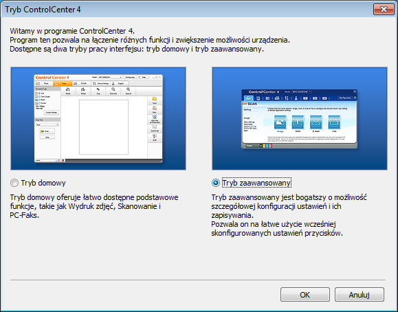 Rozdział 11 Skanowanie dokumentu do pliku PDF za pomocą programu ControlCenter4 (Windows ) 11 (Aby uzyskać dodatkowe informacje, uu Instrukcja Oprogramowania: Skanowanie).