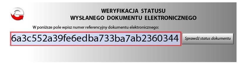 Kliknięcie przycisku Pobierz urzędowe poświadczenie odbioru (UPO) spowoduje przekierowanie do nowego okna domyślnej przeglądarki internetowej i otwarcie w nim interaktywnego formularza UPO.