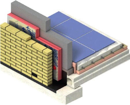 Kingspan Kooltherm K8 izolacja muru trójwarstwowego DO TERMOIZOLACJI MURÓW TRÓJWARSTWOWYCH Gęstość min.