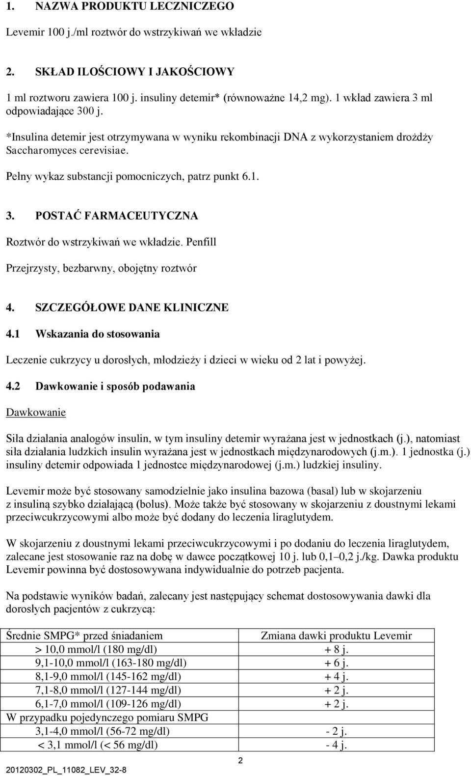 Pełny wykaz substancji pomocniczych, patrz punkt 6.1. 3. POSTAĆ FARMACEUTYCZNA Roztwór do wstrzykiwań we wkładzie. Penfill Przejrzysty, bezbarwny, obojętny roztwór 4. SZCZEGÓŁOWE DANE KLINICZNE 4.