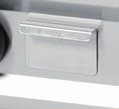 Płyta grilowa chromowana gazowa nierdzewny korpus płyta robocza chromowana, grubość 10 mm, zespawana z rantem regulacja temperatury wymiary płyty: 32 x 48 szufl adka na tłuszcz szufladka na tłuszcz
