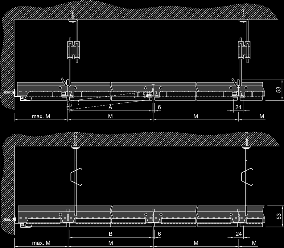 28 :::: Detal A Axal Vector płyta kwadratowa Detal B System rusztu Prelude 24XL 2 Prelude 24 główny Prelude 24 XL² Detal C Rodzaje zawiesi Projekt: Aviva Stadium (IE) ::::::::