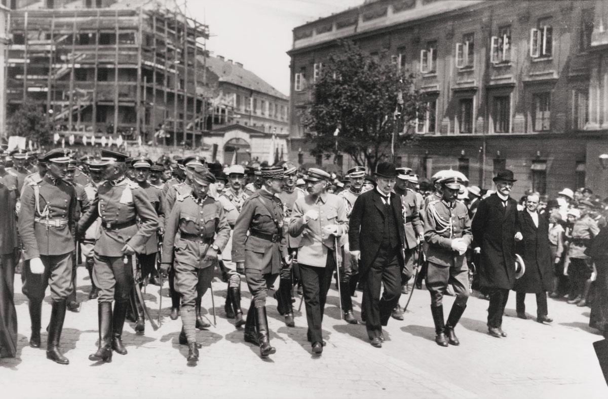 ZSP Powitanie Piłsudskiego po powrocie z wyprawy kijowskiej (1920 r.) 13 sierpnia 1920 r.