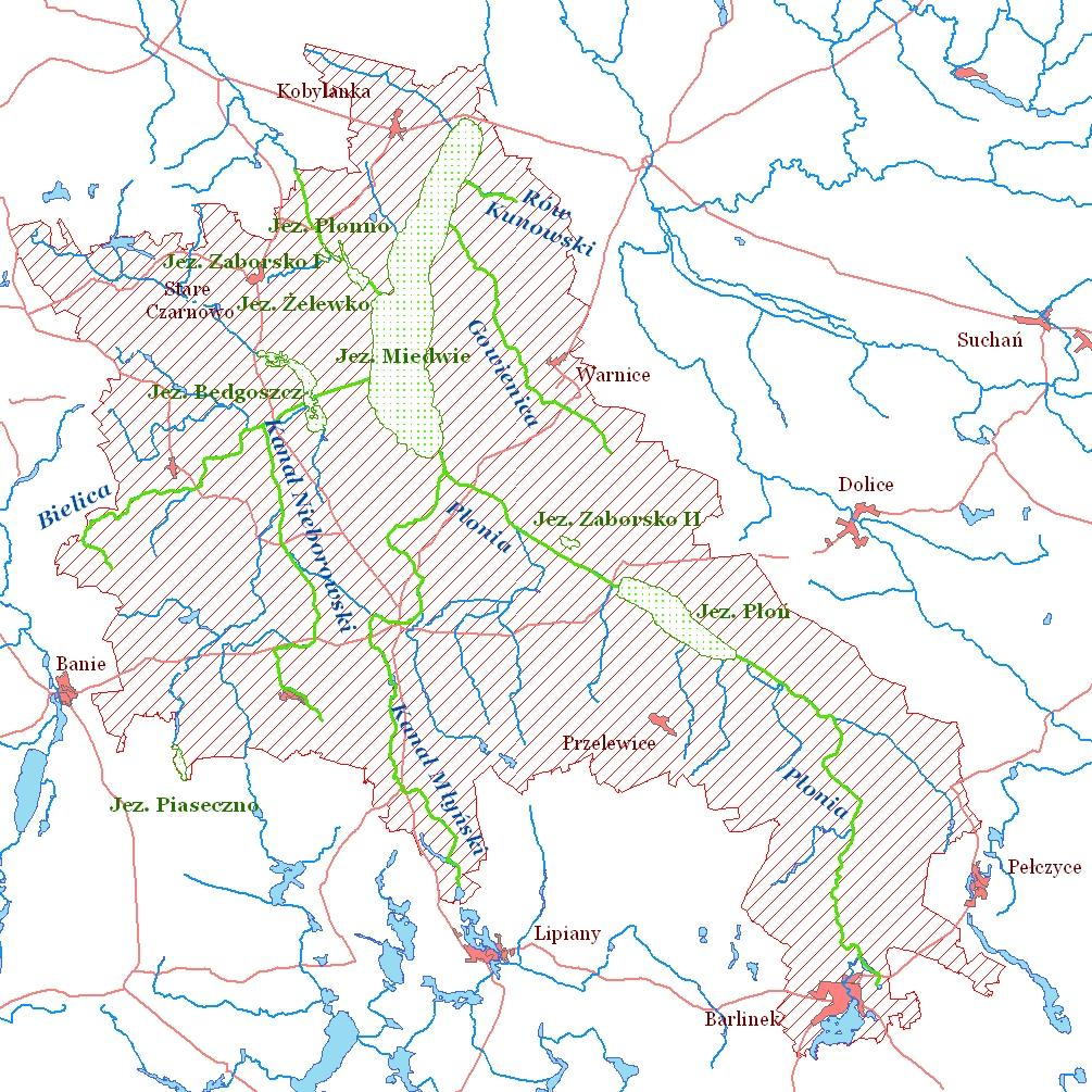 Obszar szczególnie narażony - zlewnia rzeki Płoni Rozporządzenie Dyrektora Regionalnego Zarządu Gospodarki Wodnej w Szczecinie nr 1/2008 z dnia 19 marca 2008 r.