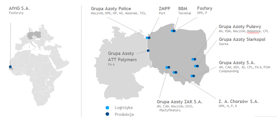 GRUPA AZOTY W SKRÓCIE CORE BUSINESS STRUKTURA AKCJONARIATU- stan na 10.06.