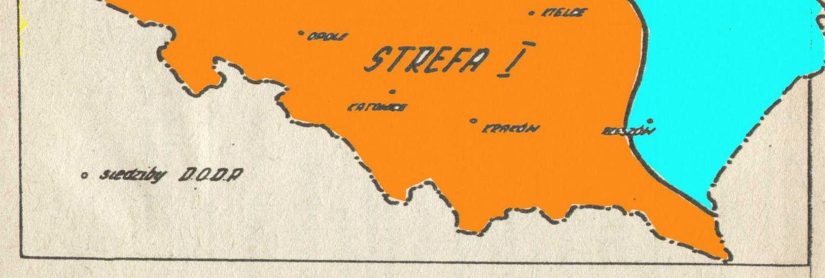 Mapa stref materiałowych ustanowionych w latach osiemdziesiątych minionego wieku przez Generalną Dyrekcję Dróg g Publicznych Materiały kamienne polodowcowe: piaski, żwiry, głazy (kamienie polne)