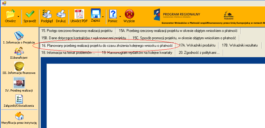 Należy podać krótki opis działań, które zostaną podjęte w okresie do złożenia kolejnego wniosku.