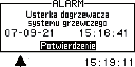 Usterki Możliwa przyczyna 3: zbyt mały strumień przepływu przez pompę ciepła. B Sprawdzić, czy pompa wody ogrzewanej zatrzymała się.