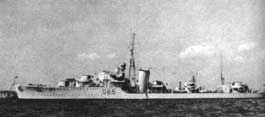Fot. www.greendevils.pl Piorun niszczyciel brytyjski typu N, przekazany Polskiej Marynarce Wojennej 5 listopada 1940 w zamian za utracony pod Narwikiem niszczyciel ORP Grom.