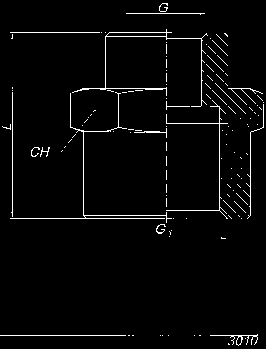 80.0120 ZŁĄCZKA PROSTA Z GWINTEM M5 DO G1/2 NIPPLE (PARALLEL) G CH L B d M5 8 11,5 4 3 80.0120.M5 1/8 14 16,5 6 5,5 80.0120.18 1/4 17 21 8 8 80.0120.14 3/8 19 23 9 11 80.0120.38 1/2 24 25,5 10 15 80.