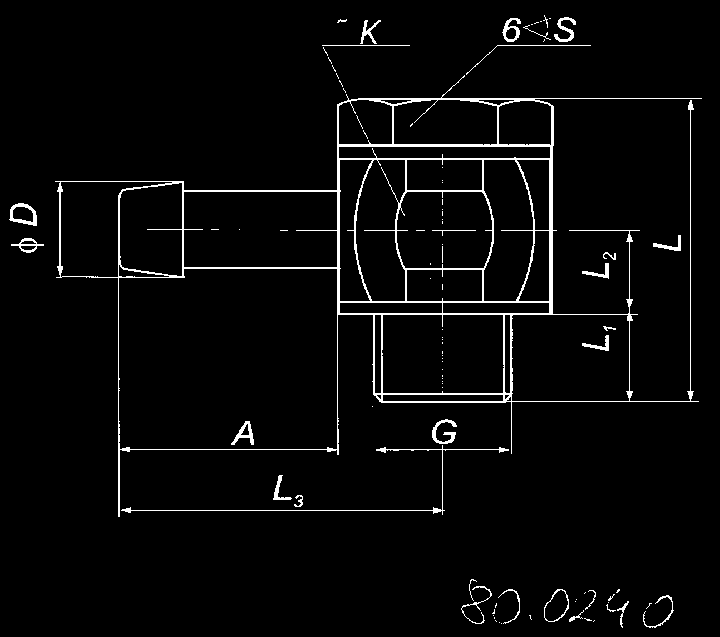 80.0239Z KRÓCIEC Z GWINTEM ZEWNĘTRZNYM G1/8 DO G1/2 MALE HOSE ADAPTER G PRZEWÓD TUBE D B C L CH M5-6 15 4 35 8 80.1500.M5.06 1/8-4 27,5 9 41,5 14 80.0239.1804Z 1/8-6 27,5 9 41,5 14 80.0239.1806Z 1/8-9 33,5 10 48,5 14 80.