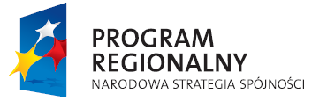Projekt współfinansowany przez Unię Europejską ze środków Europejskiego Funduszu Rozwoju Regionalnego w ramach Regionalnego Programu Operacyjnego Województwa Podkarpackiego 2007-2013 UMOWA Nr-.
