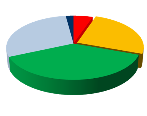 1.1. Płeć i wiek badanych 85,3% badanej populacji stanowiły kobiety, a jedynie 14,7% mężczyźni.