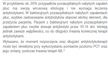 Identyfikacja pacjentów z Pozaszpitalnym Nabytym Zapaleniem Płuc (CAP), wymagających