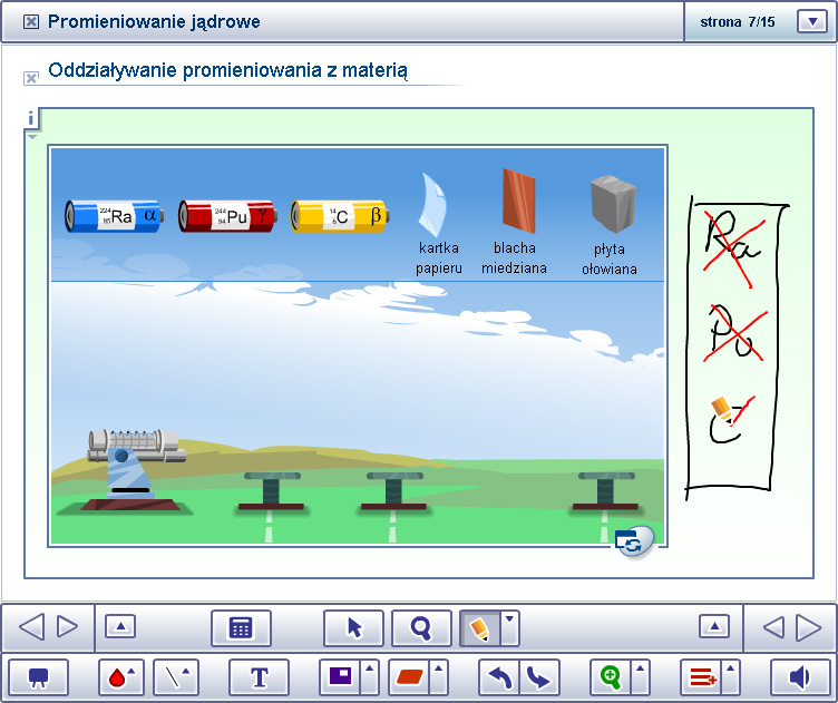 Lekcje nauczycielskie są przeznaczone do wyświetlania z wykorzystaniem tablic interaktywnych lub rzutników multimedialnych. Rys. 3.5.