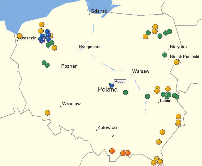 Instytucji Wdrażającej dotyczącymi rozszerzenia zakresu gatunkowego projektu. Warsztaty poszukiwania śladów przeprowadzono w 160 leśnictwach.