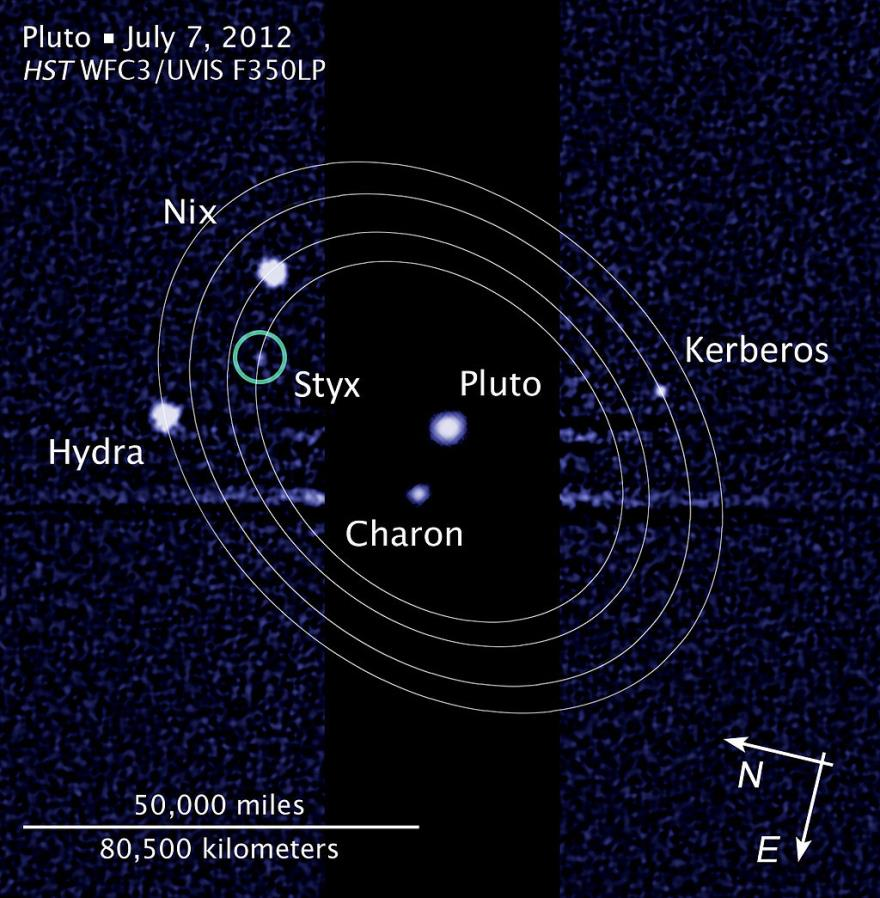 Pozostałe księżyce Hydra 58 34 km Pozostałe