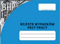 WYPADKI PRZY PRACY Dokumentacja powypadkowa na CD wypadki przy pracy; wypadki w drodze do i z pracy; wypadki przy pracy osób niebędących pracownikami (format MS Word) cena 150,00 zł + 23% VAT symbol