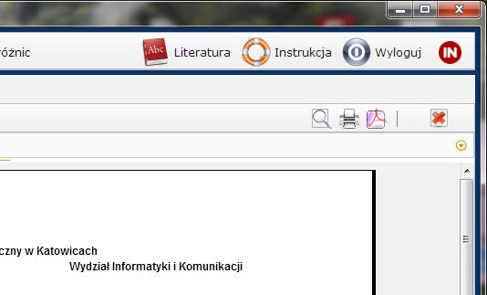 Zostanie wyświetlony sylabus z możliwością jego edycji. (Katedra ma prawo tylko do edycji własnych sylabusów) lub utworzenia nowego sylabusa na bazie istniejącego.