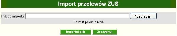 5 Funkcje importu danych 5.1 Import przelewów zwykłych Import przelewów zwykłych dostępny jest w opcji Przelewy->Import przelewów.