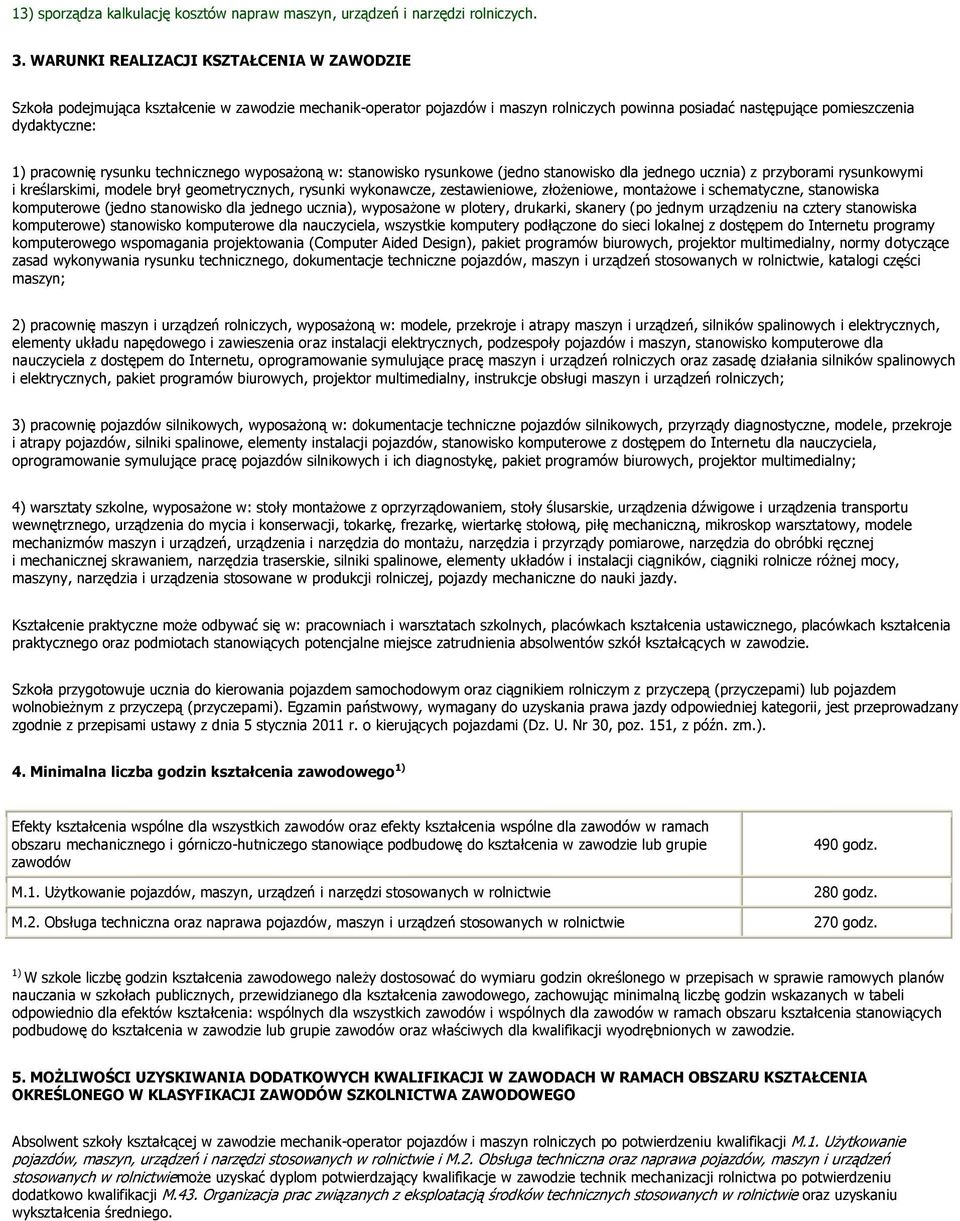 rysunku technicznego wyposażoną w: stanowisko rysunkowe (jedno stanowisko dla jednego ucznia) z przyborami rysunkowymi i kreślarskimi, modele brył geometrycznych, rysunki wykonawcze, zestawieniowe,