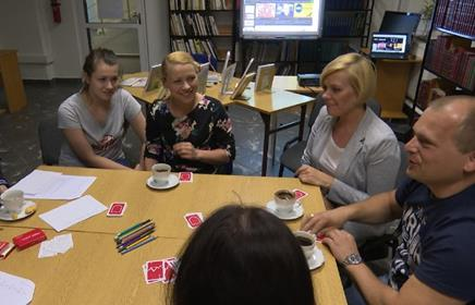 Bezpieczna ścieżka, gra edukacyjna dla uczniów młodszych. Fot. A. Puścińska. W poszukiwaniu pomysłów trafiliśmy na projekt o edukacyjno-kulturowym charakterze we własnym regionie.