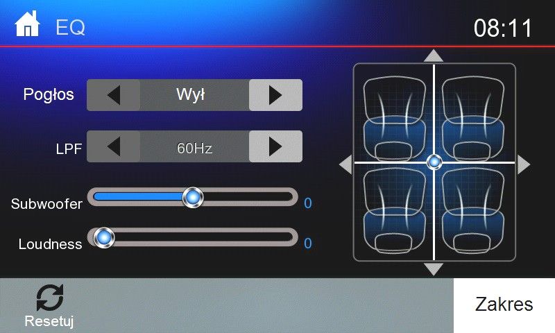 By wyjść z menu kliknij. Jeśli wybrany tryb PTY nie będzie transmitowany przez żadną stację to odbiornik automatycznie powróci do ostatnio odtwarzanego trybu menu źródła kliknij.