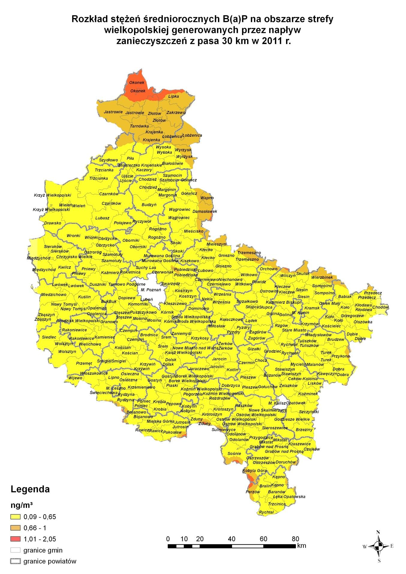 250 Program ochrony powietrza dla strefy wielkopolskiej Rysunek 69.